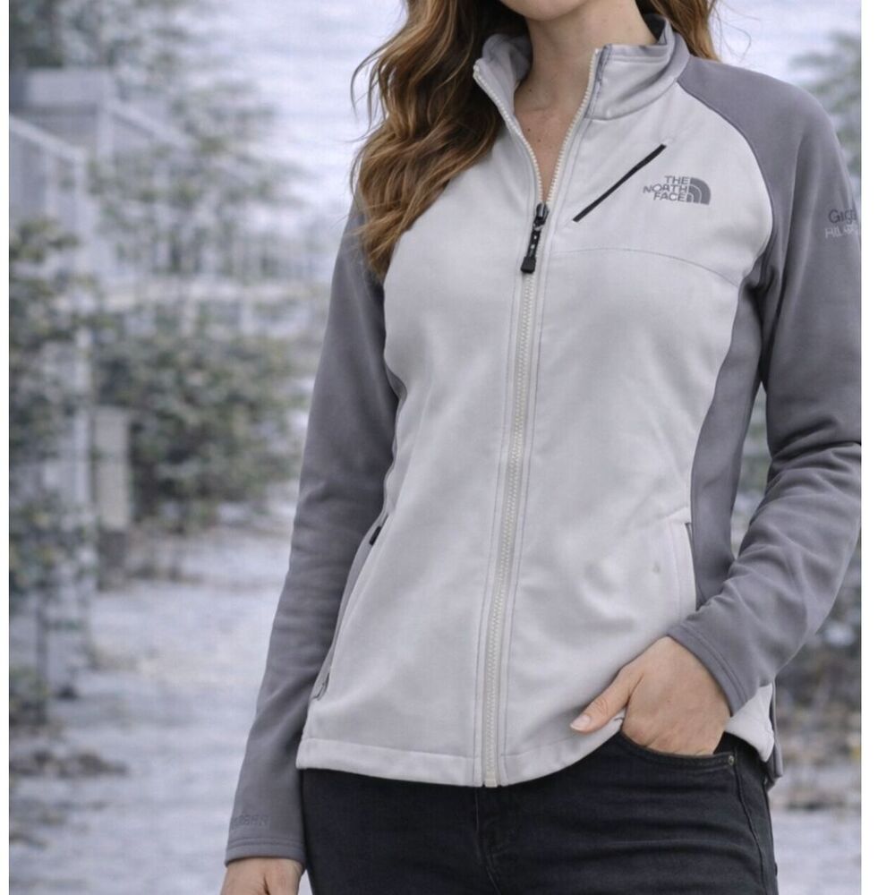 The North Face Flight Series Soft Shell Jacket Women’s S White/Gray Full Zip